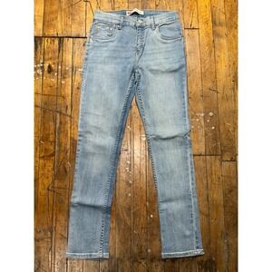 Levi's 512 Jeans Women's Size 14R Blue Denim Slim Fit Tapered Leg Pocket Red Tab